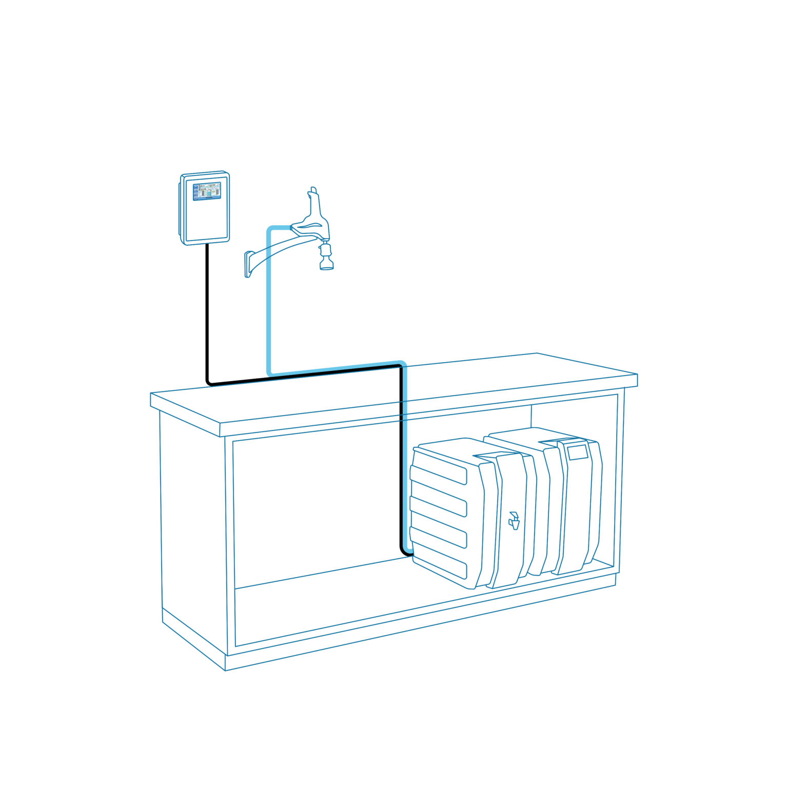 Bench integrated configuration (BI version) Spincotech