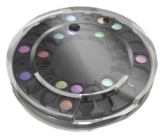 Dynamic rainbow filter exchanger Spincotech
