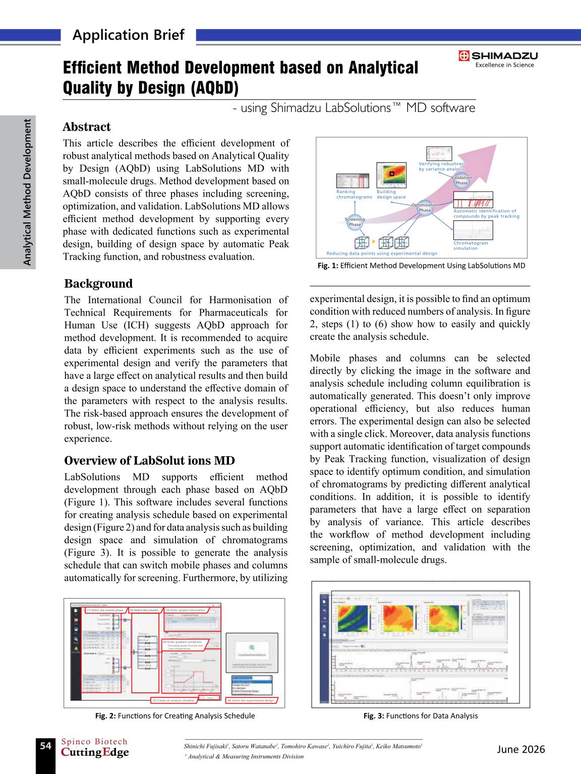 Efficient Method Development Based On Analytical Quality by Design (AQbD) CE June 2026 Spincotech