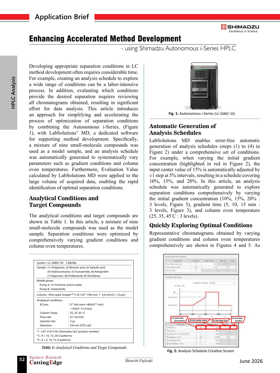 Enhancing Accelerated Method Development CE June 2026 Spincotech