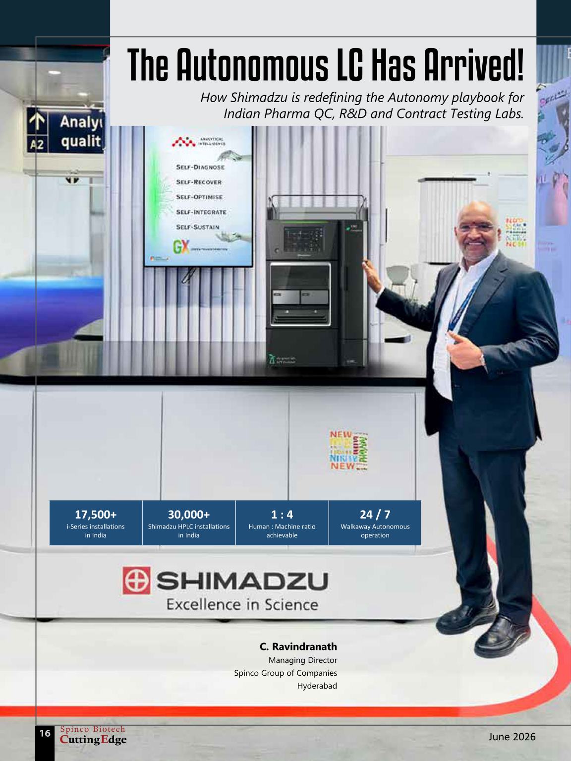 The Autonomous LC Has Arrived CE June 2026 Spincotech